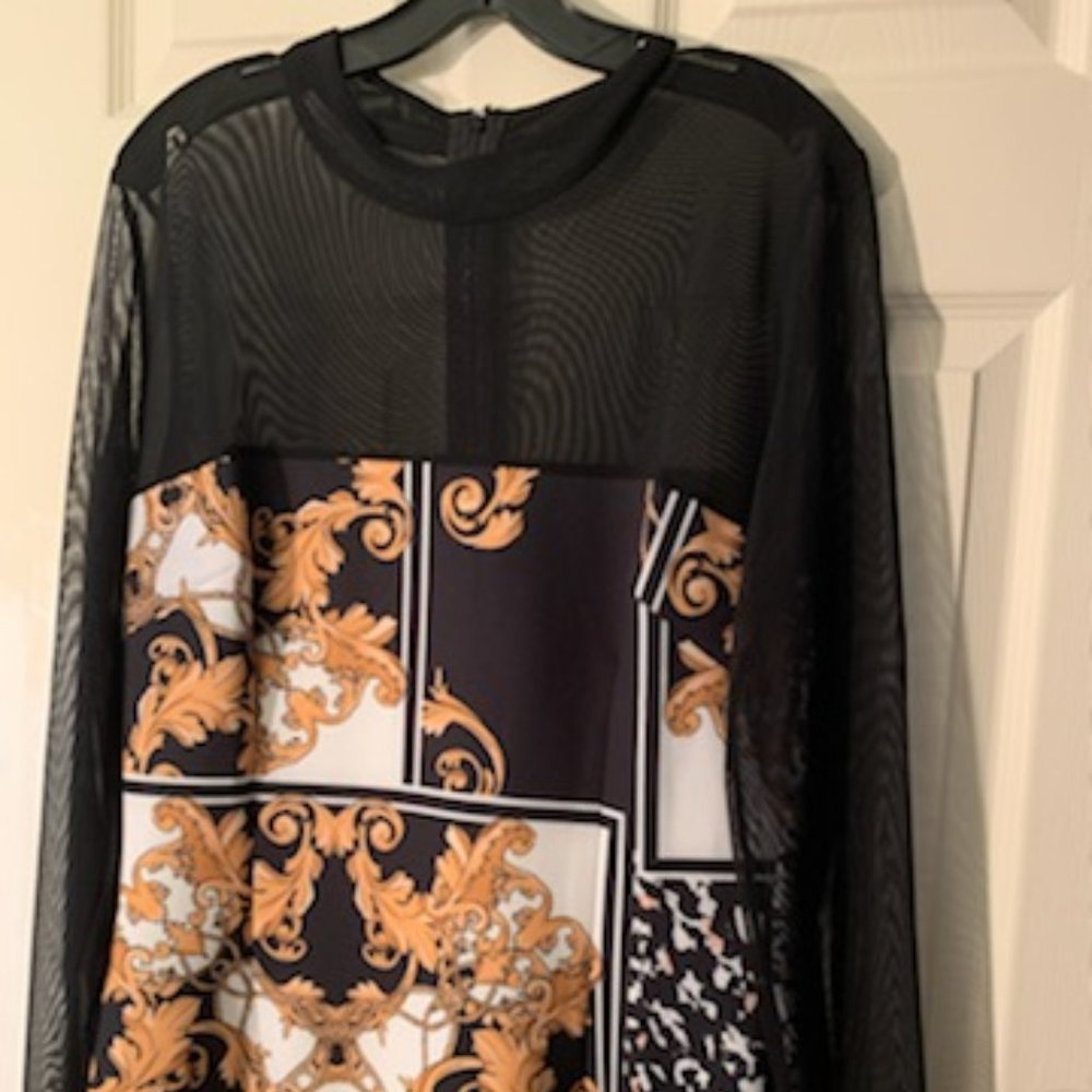 Alexia Admor baroque dress